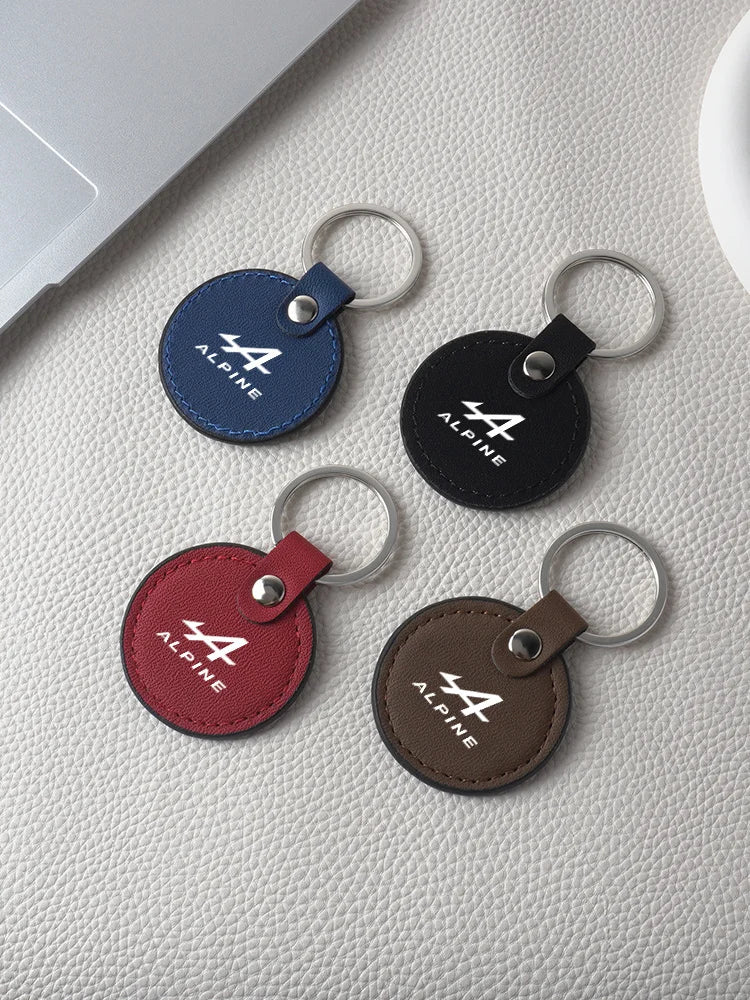 Porte-Clés Cuir Emblème Renault | Alpine · Clio · Mégane · Duster · Captur