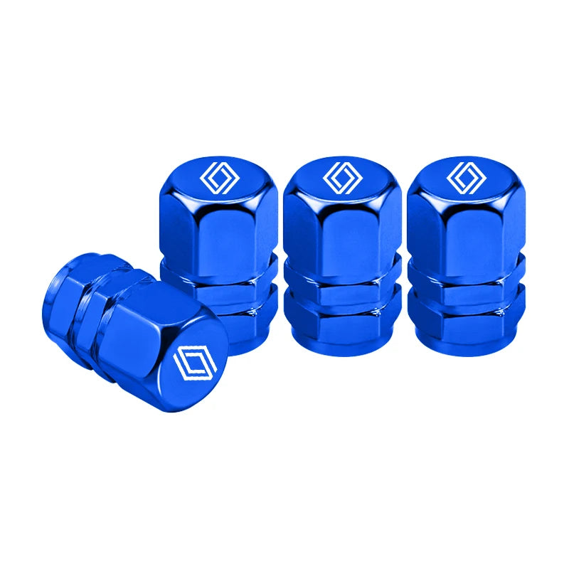 Bouchons de Valve Renault Premium — Aluminium Anodisé (Set de 4)