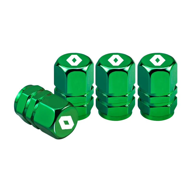Bouchons de Valve Renault Premium — Aluminium Anodisé (Set de 4)