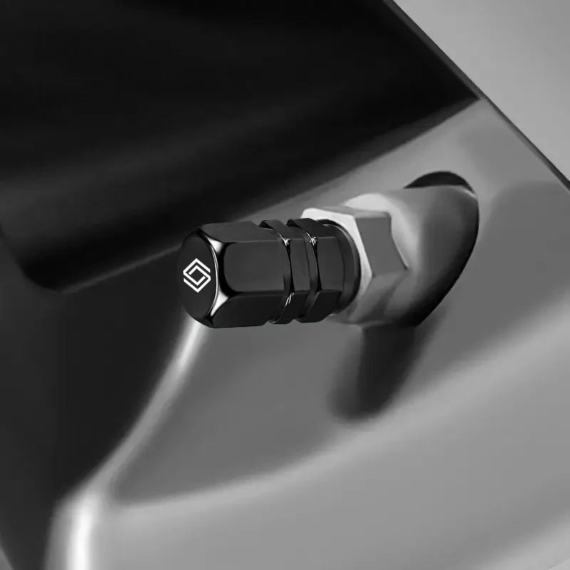 Bouchons de Valve Renault Premium — Aluminium Anodisé (Set de 4)