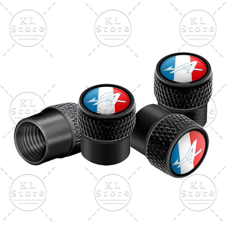 Bouchons de valve Alpine Logo Aluminium