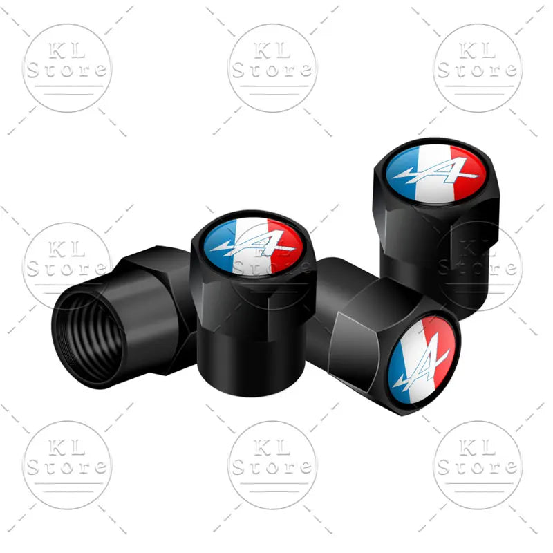 Bouchons de valve Alpine Logo Aluminium