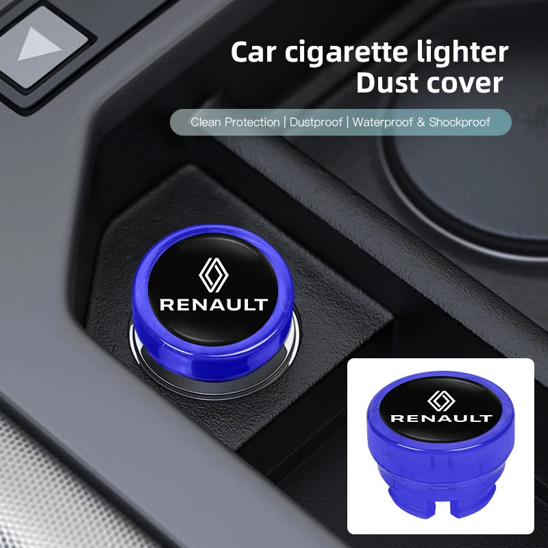 Cache Allume-Cigare Anti-Poussière – Renault & Renault Sport (Clio, Megane, Captur...)