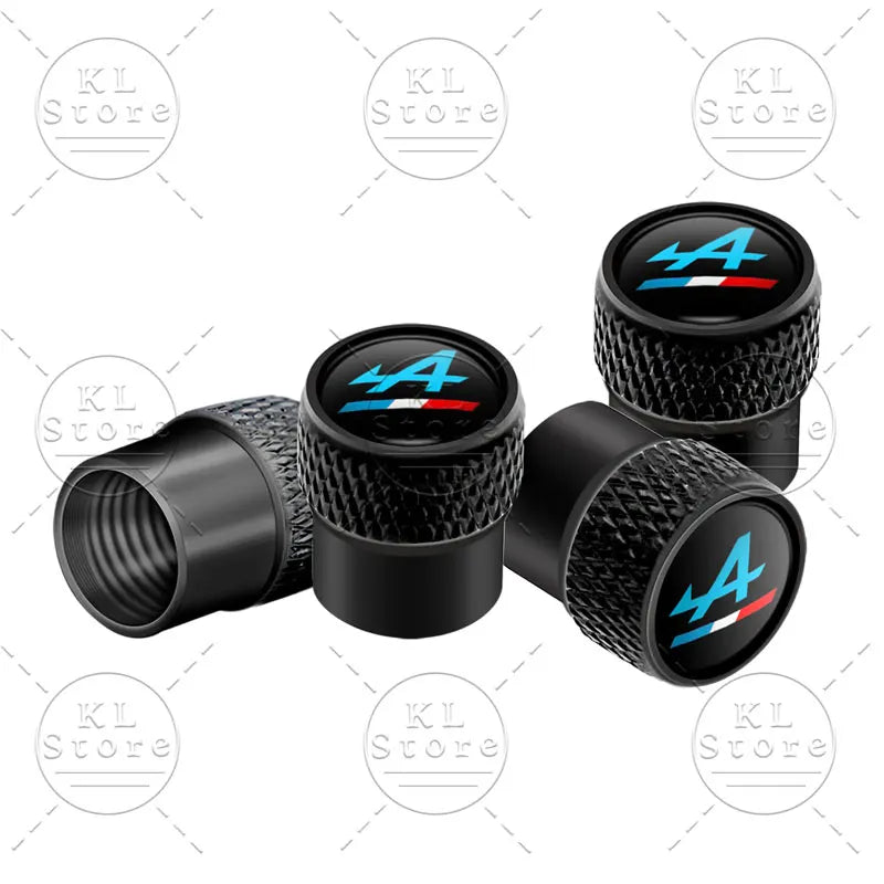 Bouchons de valve Alpine Logo Aluminium