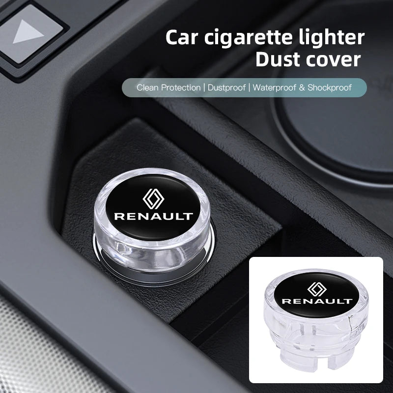 Cache Allume-Cigare Anti-Poussière – Renault & Renault Sport (Clio, Megane, Captur...)