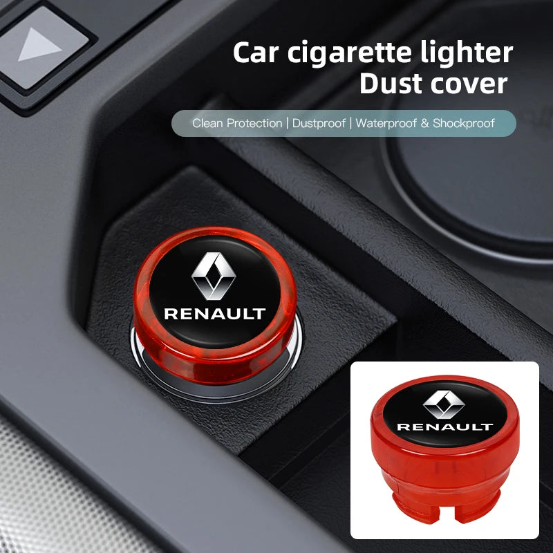 Cache Allume-Cigare Anti-Poussière – Renault & Renault Sport (Clio, Megane, Captur...)