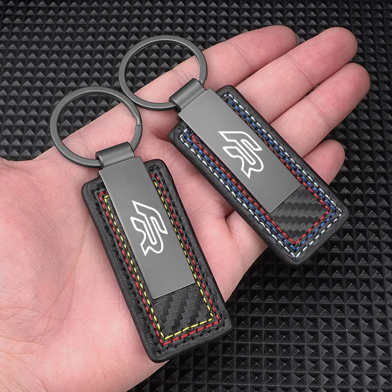 Porte-clés Fibre de Carbone SEAT – FR, Altea, Leon, Cupra, Cordoba, Alhambra