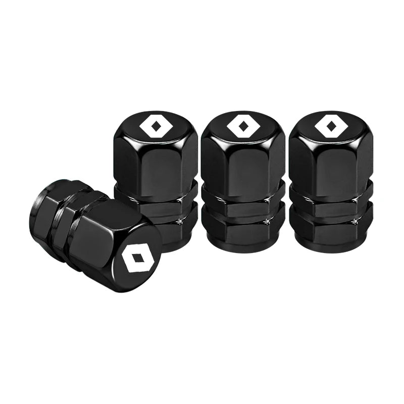 Bouchons de Valve Renault Premium — Aluminium Anodisé (Set de 4)