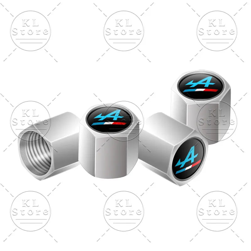 Bouchons de valve Alpine Logo Aluminium