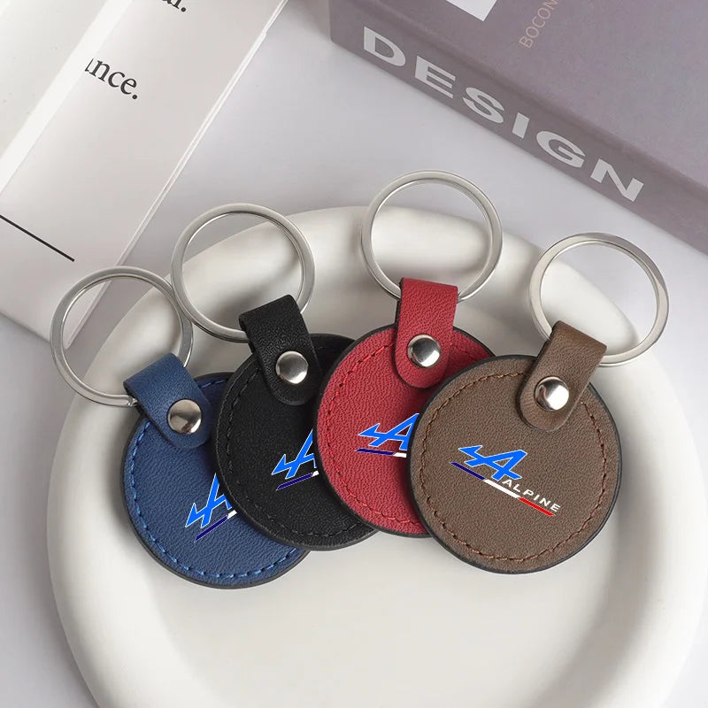 Porte-Clés Cuir Emblème Renault | Alpine · Clio · Mégane · Duster · Captur