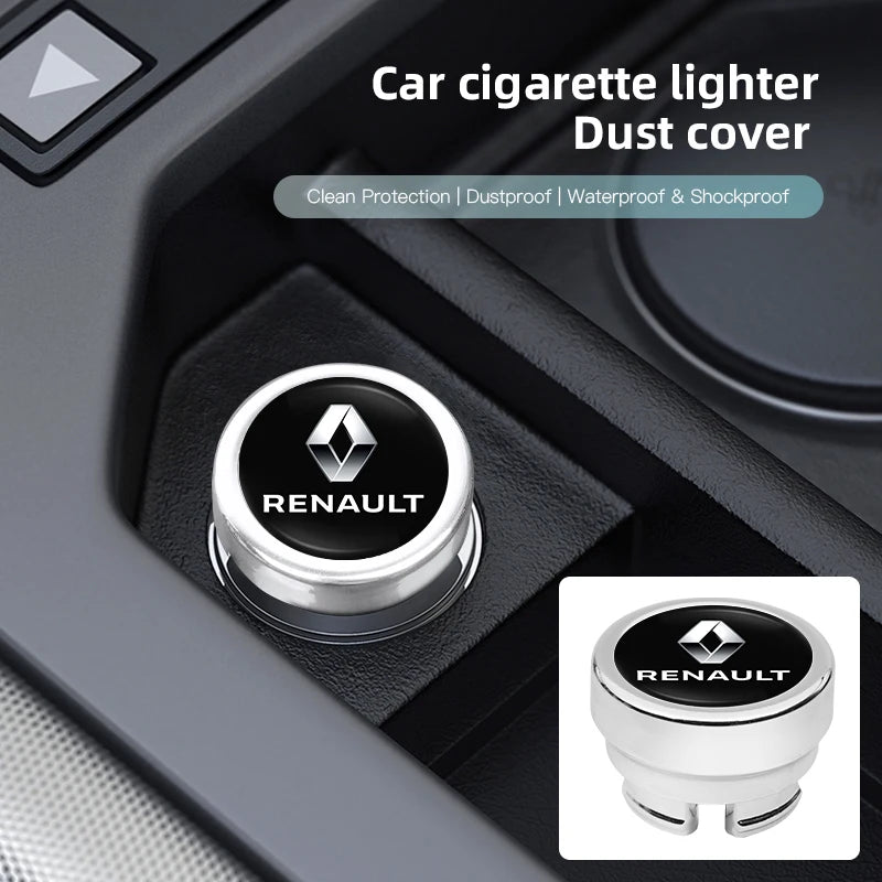 Cache Allume-Cigare Anti-Poussière – Renault & Renault Sport (Clio, Megane, Captur...)