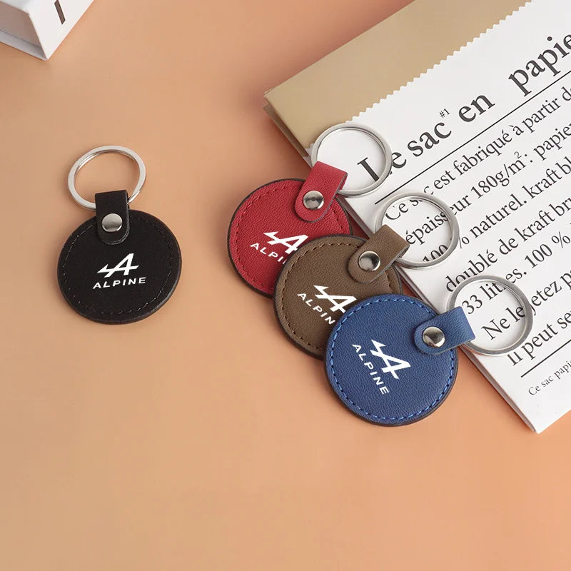 Porte-Clés Cuir Emblème Renault | Alpine · Clio · Mégane · Duster · Captur