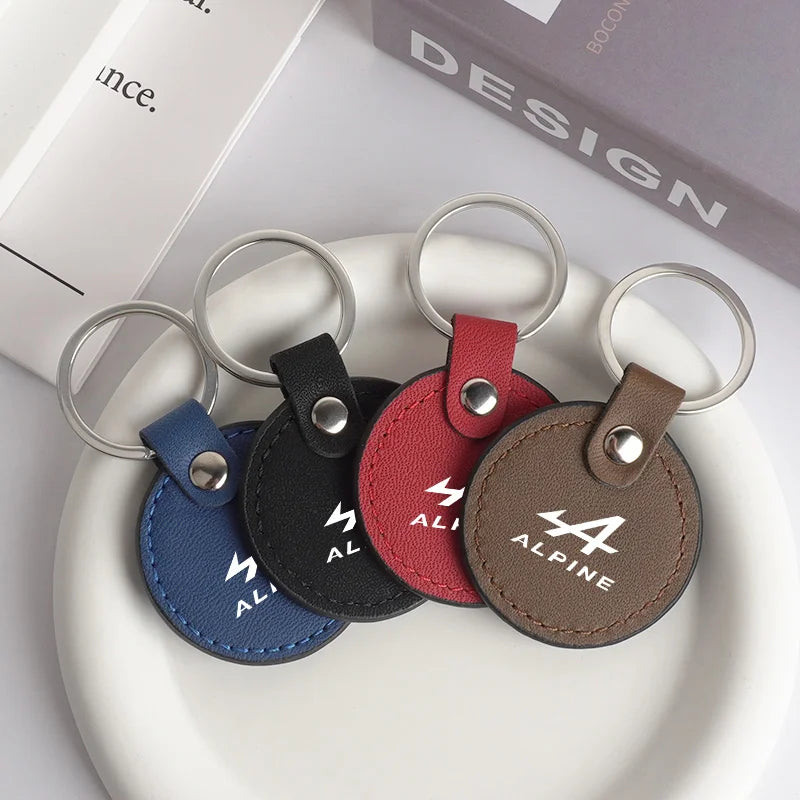 Porte-Clés Cuir Emblème Renault | Alpine · Clio · Mégane · Duster · Captur