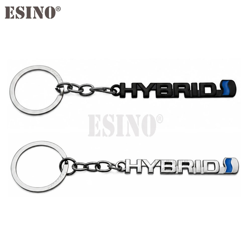 Porte-Clés Toyota Hybrid 3D Premium — Alliage de Zinc