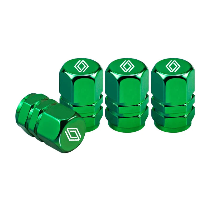 Bouchons de Valve Renault Premium — Aluminium Anodisé (Set de 4)