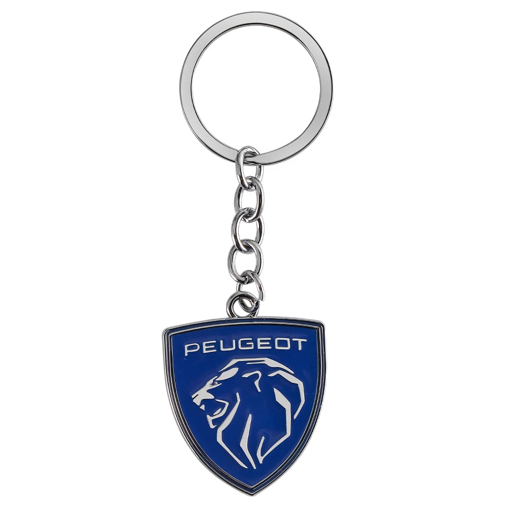 Porte-Clés Peugeot — Pendentif Métal Premium | 208, 308, 408, 508, 2008, 3008, 5008, Rifter