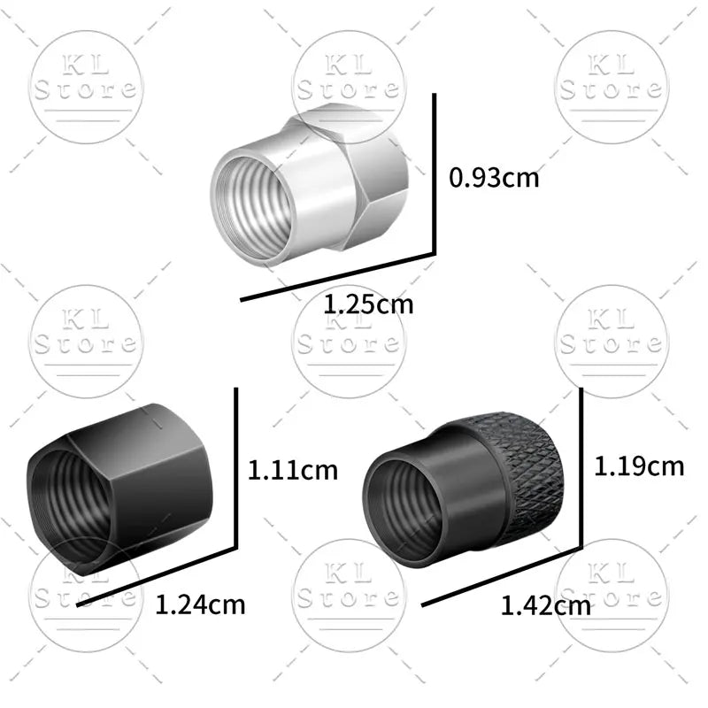 Bouchons de valve Alpine Logo Aluminium