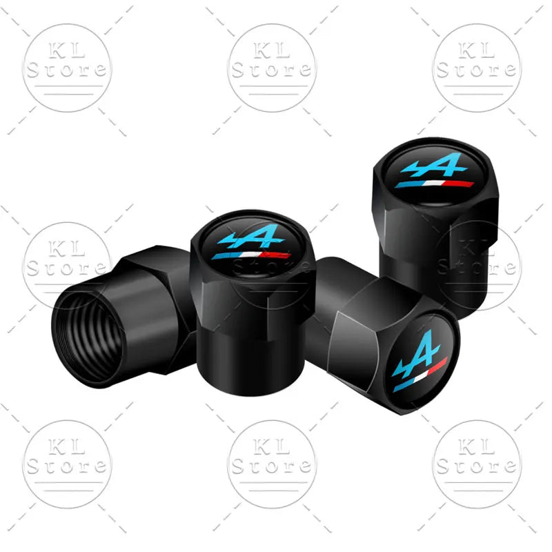 Bouchons de valve Alpine Logo Aluminium