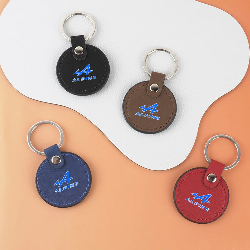 Porte-Clés Cuir Emblème Renault | Alpine · Clio · Mégane · Duster · Captur
