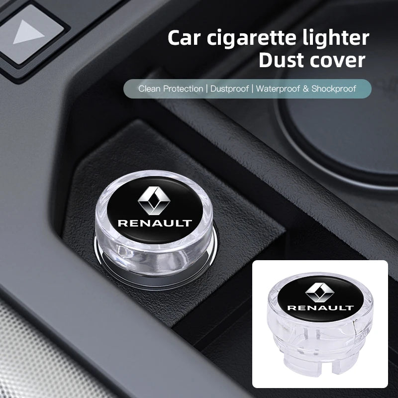 Cache Allume-Cigare Anti-Poussière – Renault & Renault Sport (Clio, Megane, Captur...)