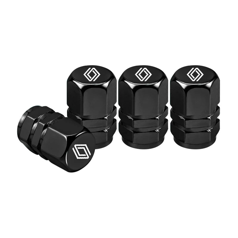 Bouchons de Valve Renault Premium — Aluminium Anodisé (Set de 4)