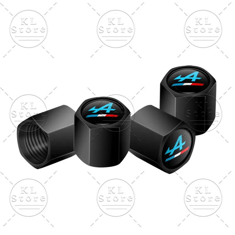 Bouchons de valve Alpine Logo Aluminium