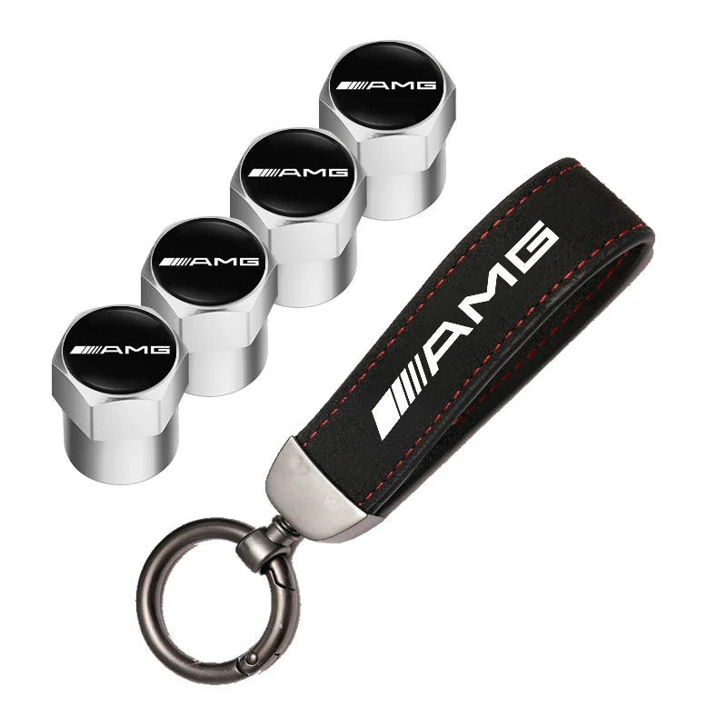 Bouchons de valve Mercedes Benz AMG + porte clés offert