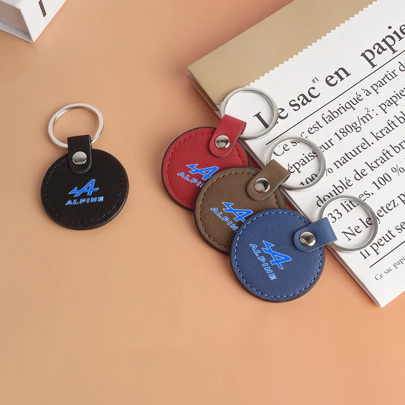 Porte-Clés Cuir Emblème Renault | Alpine · Clio · Mégane · Duster · Captur