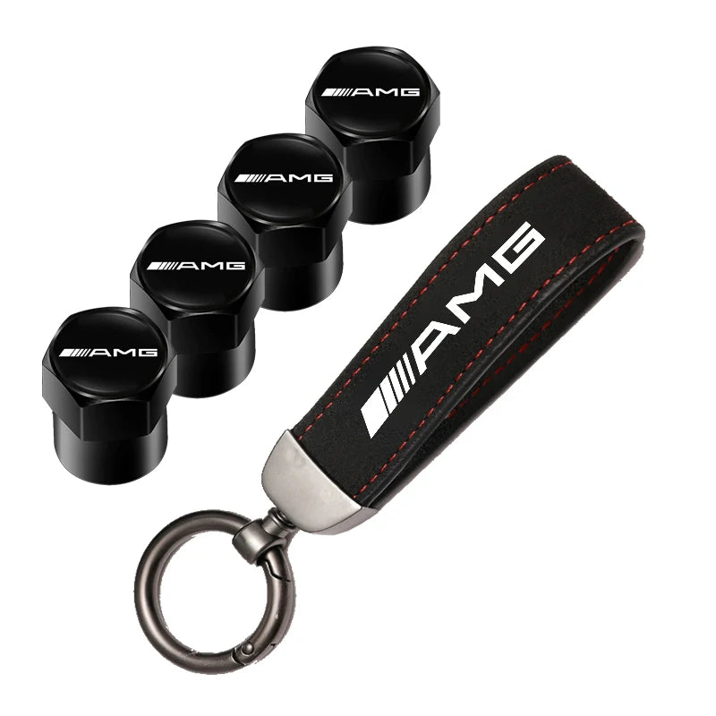 Bouchons de valve Mercedes Benz AMG + porte clés offert