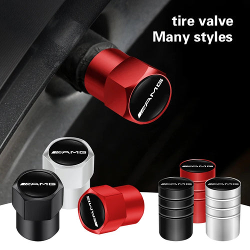 Bouchons de valve Mercedes Benz AMG + porte clés offert