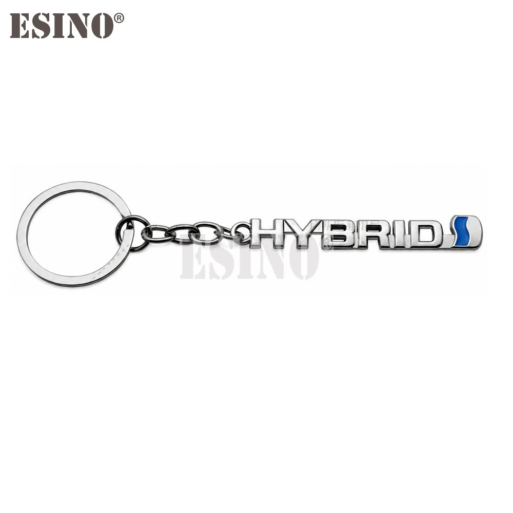 Porte-Clés Toyota Hybrid 3D Premium — Alliage de Zinc