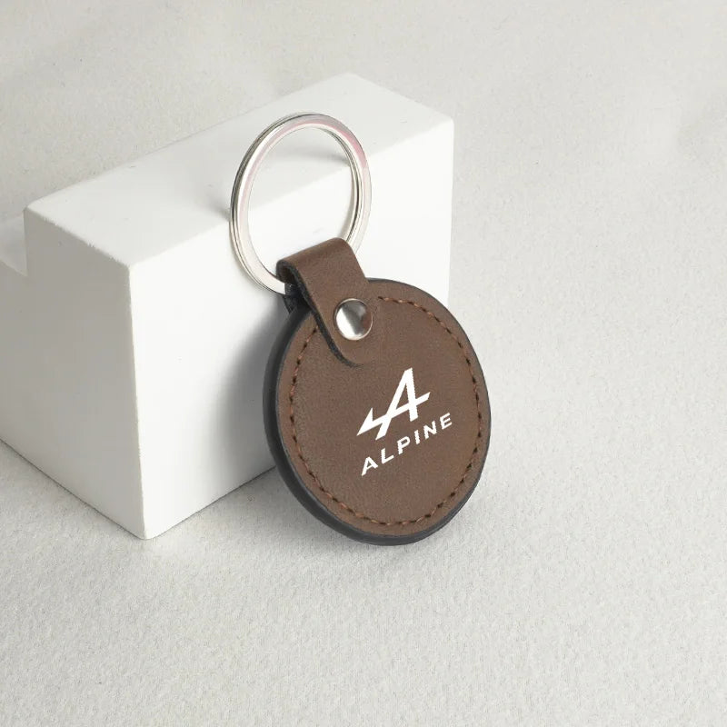 Porte-Clés Cuir Emblème Renault | Alpine · Clio · Mégane · Duster · Captur