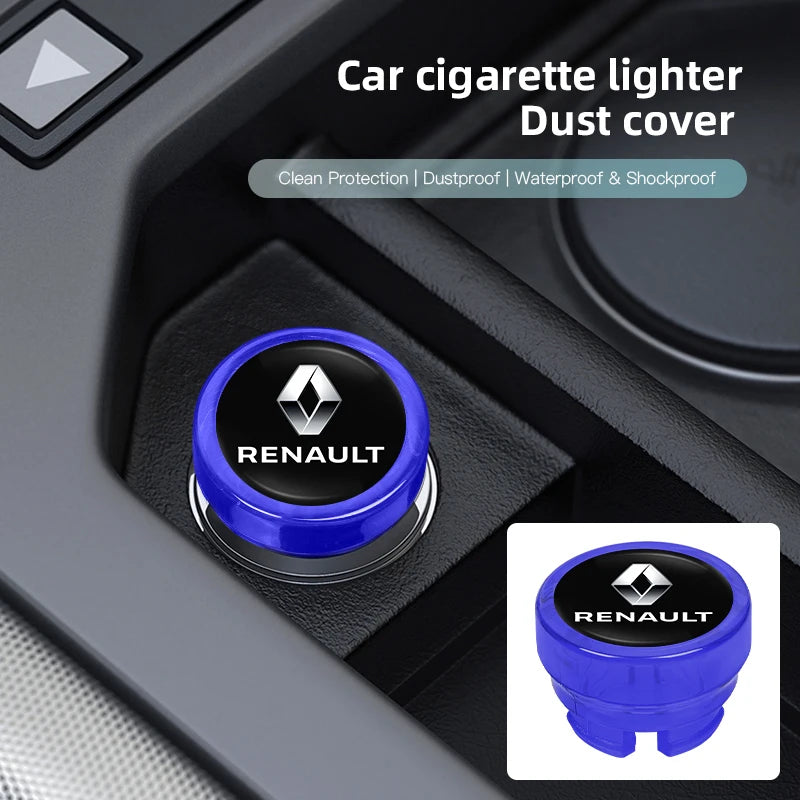 Cache Allume-Cigare Anti-Poussière – Renault & Renault Sport (Clio, Megane, Captur...)