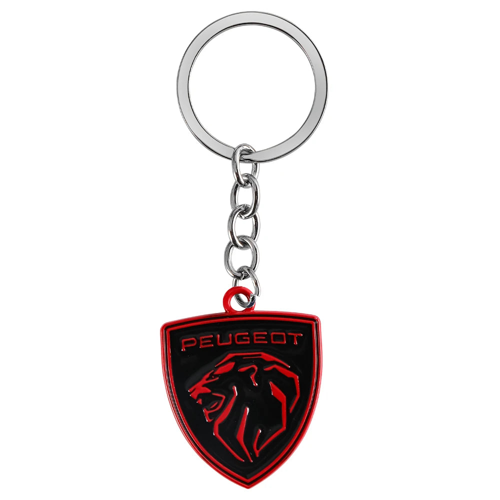 Porte-Clés Peugeot — Pendentif Métal Premium | 208, 308, 408, 508, 2008, 3008, 5008, Rifter