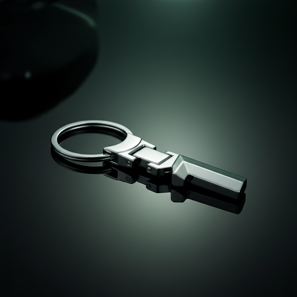 Mise en scène porte-clé BMW