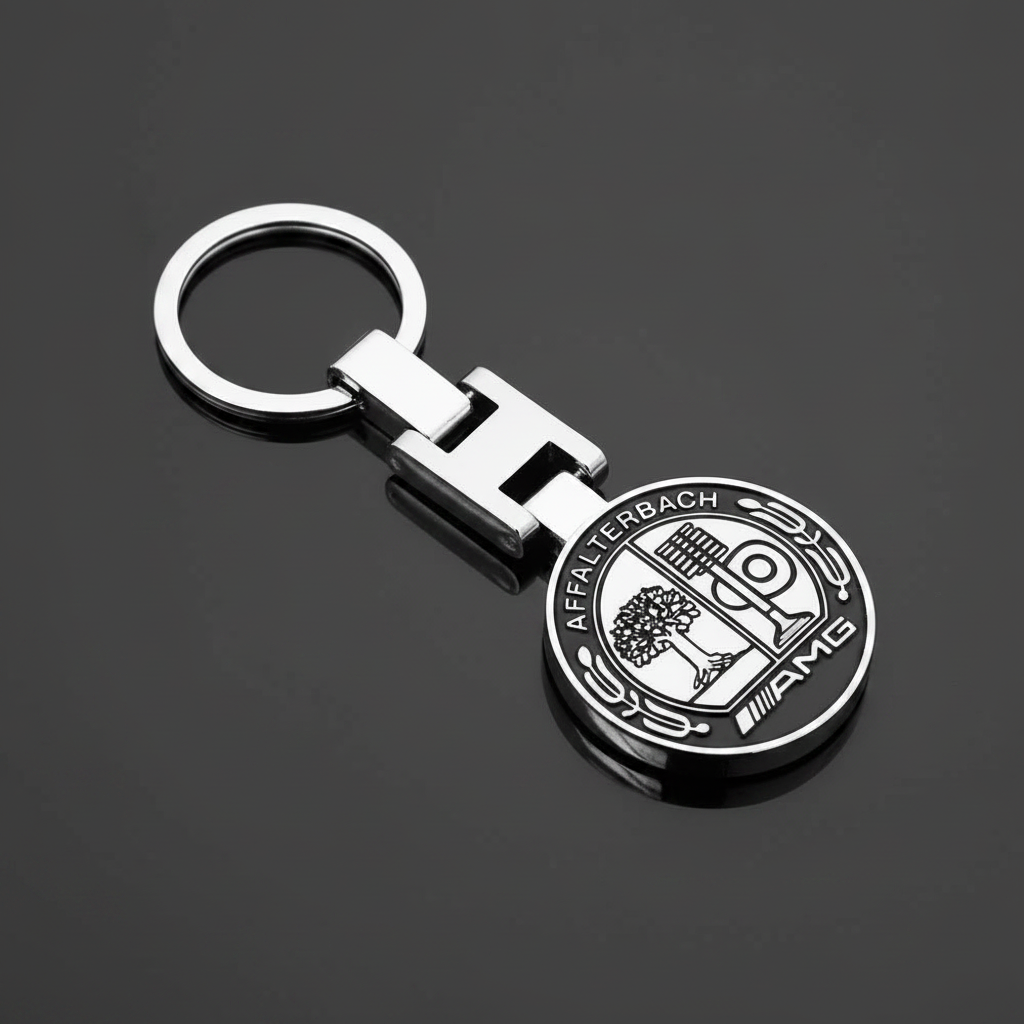 Porte-clé AMG Affalterbach fond anthracite
