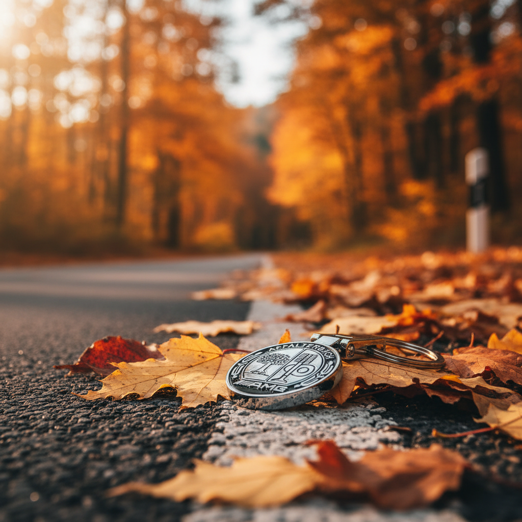 Porte-clé AMG bord de route Bavière automne