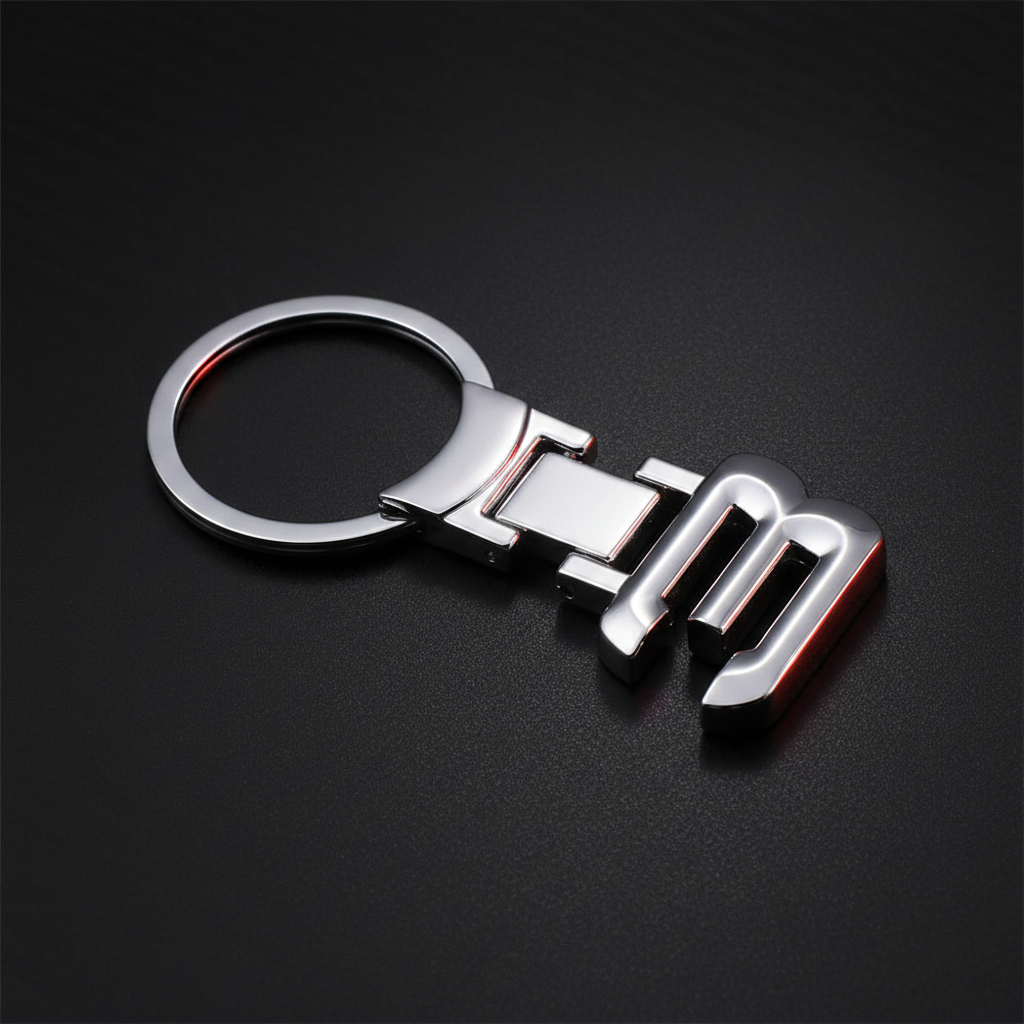Porte-clé fond sombre